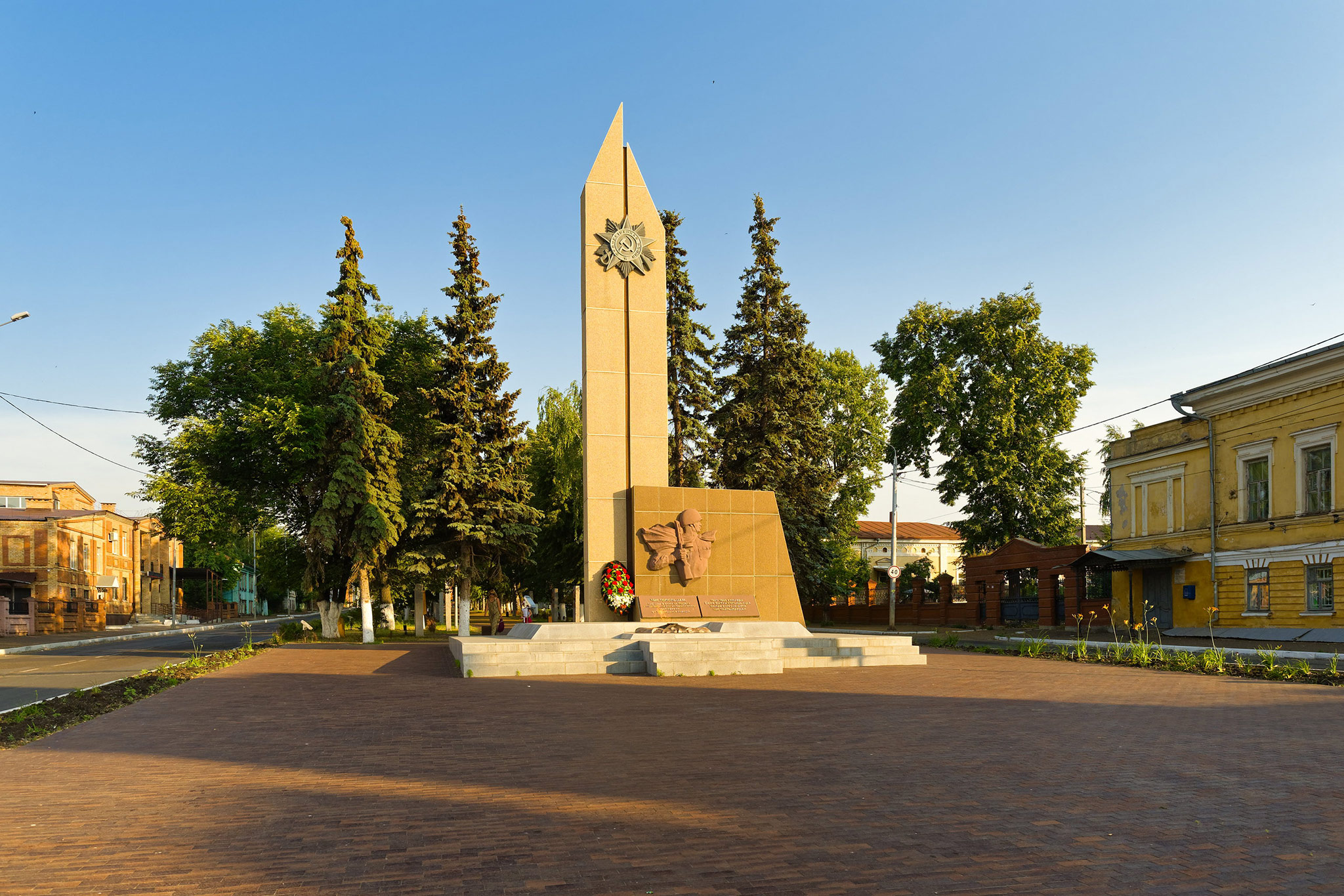 Чистополь. Мемориал чистопольцам, павшим в боях за Родину в годы Великой Отечественной войны (Chistopol. Memorial to Chistopol citizens who fell in battles for their Motherland during the Great Patriotic War)